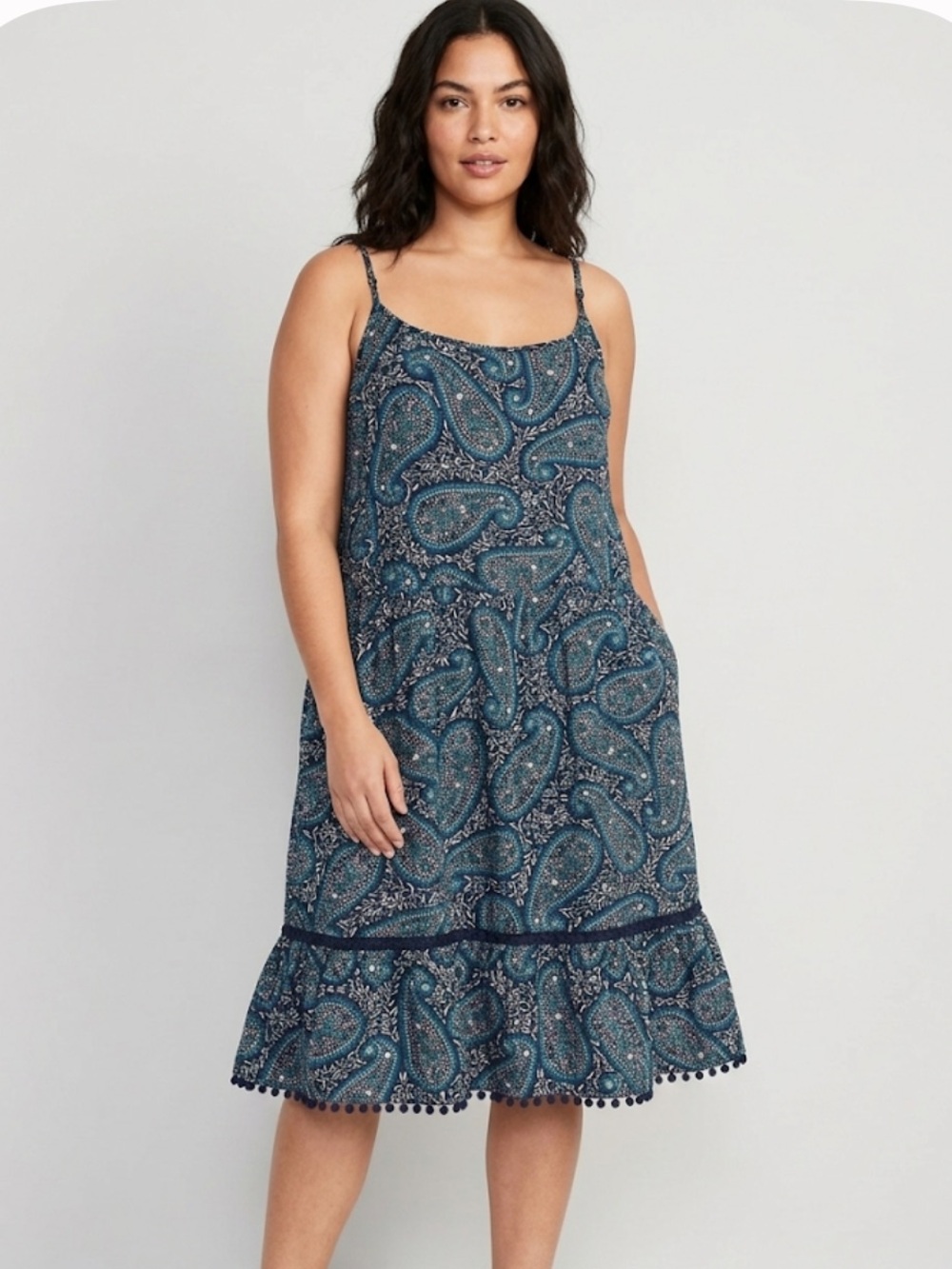 Old Navy Paisley Cami Dress Size